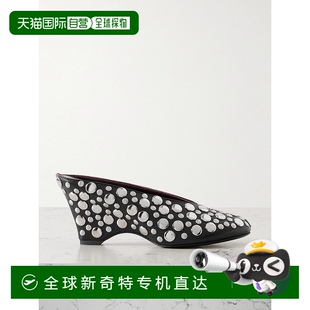 香港直郵KHAITE black黑色 女士 F6024942 舒適 黑色涼鞋 1h可退