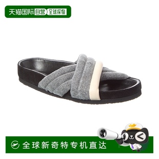 Marant 美國奧萊 Holden 黑色 直發 皮革涼鞋 自營Isabel