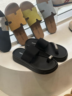 女夏外穿復(fù)古一字拖海邊沙灘鞋 特價 涼拖鞋 法式 不退不換