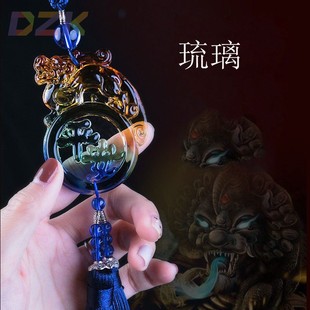 一件代發琉璃咬錢貔貅汽車掛件汽車用品車載內飾掛飾裝 高b5 飾品