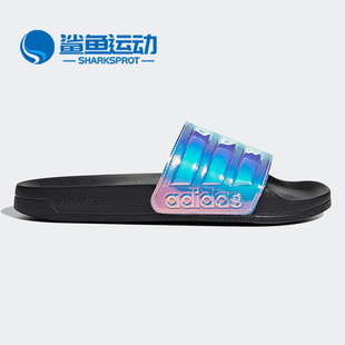 女子游泳輕便休閑運動拖鞋 夏季 FY8178 阿迪達斯正品 Adidas