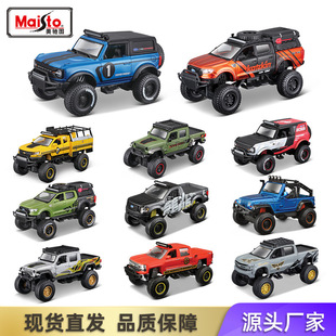 美馳圖雪佛蘭吉普牧馬人皮卡合金汽車模型車兒童仿真車模玩具