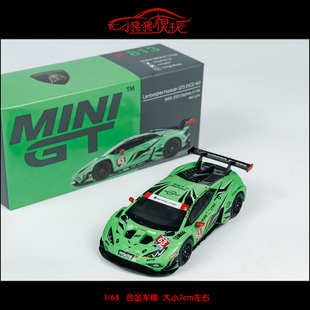 EVO2小牛63 GT3 賽車IMSA汽車模型 64蘭博基尼Huracan MINI