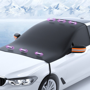 汽車前擋太陽(yáng)擋加大防濕牛津布汽車防曬隔熱加厚雪擋鍍鋁膜遮陽(yáng)