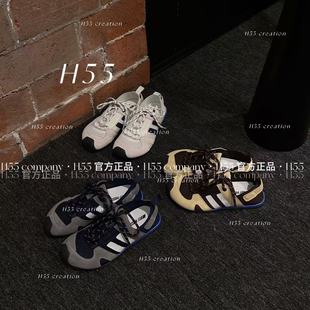 港風休閑百搭平底德訓鞋 H55女鞋 暴走搭子｜零壓力襪感網面美式