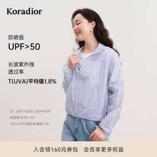 新款 珂萊蒂爾2025年夏季 輕便通勤短外套女上衣空調(diào)罩衫 防曬衣