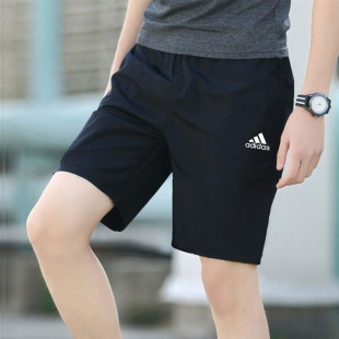 透氣梭織速干五分褲 adidas阿迪達斯短褲 正品 新款 IC9392 男2025夏季
