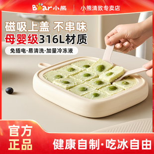 小熊炒酸奶機家用兒童不銹鋼小型炒冰機自制diy免插電冰淇淋盤