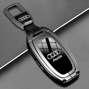 適用老款 a4l折疊Q3高級a8車q2l包q7殼A7扣a3 奧迪A6L鑰匙套Q5L新款
