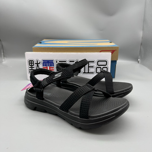 140096 休閑涼鞋 Skechers斯凱奇女鞋 夏輕質柔軟防滑減震運動沙灘鞋