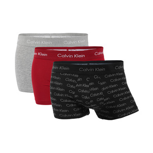 2025新款 Klein男士 四角內褲 logo印花短褲 3條 純棉平角內褲 Calvin