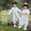 威爾貝魯嬰兒睡袋夏季 通用 竹棉紗布寶寶分腿防踢被子春秋兒童四季