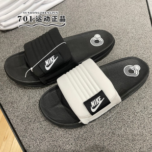 001 正品 DQ9624 輕便一字拖魔術貼沙灘鞋 100 NIKE耐克男子休閑拖鞋