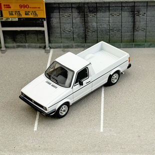 大眾開迪皮卡 64合金汽車模型 車尾帶脫鉤 Caddy Schuco舒克