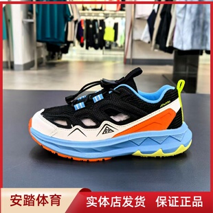 安踏兒童男小童2025夏網(wǎng)面抽繩鏤空框子鞋 312529972 包頭運(yùn)動亮鞋