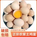 正宗農家土雞蛋現撿現發柴雞蛋笨雞蛋谷物蛋營養健康新鮮雞蛋