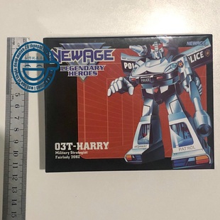 小比例變形 警車 包郵 透明色 汽車人 NEWAGE Harry 現(xiàn)貨 H3T