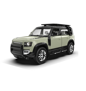 彩珀成真1 32CCA合金路虎衛士汽車模型開門聲光越野車兒童玩具男