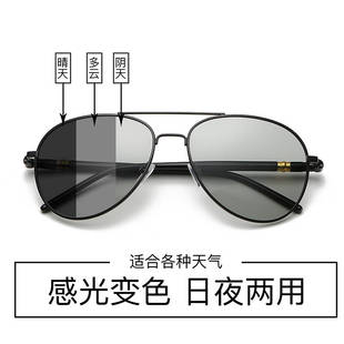 太陽鏡男開車專用變色日夜兩用夜視司機(jī)駕駛眼鏡釣魚偏光男士 墨鏡