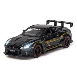 R35合金玩具汽車模型擺件 仿真1比32尼桑GTR 盒裝