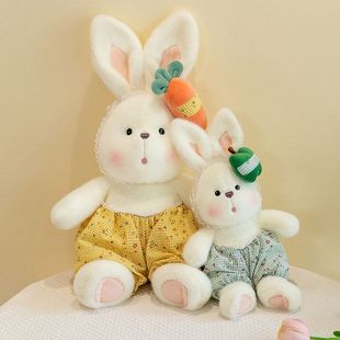 抱枕玩偶兔子兒童娃娃暖陽睡覺安撫正版 可愛公仔女孩毛絨玩具禮物