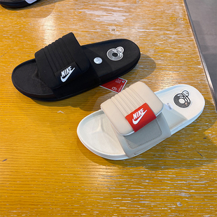 正品 男女情侶魔術(shù)貼居家外穿沙灘運動休閑涼拖DQ9624 NIKE耐克拖鞋