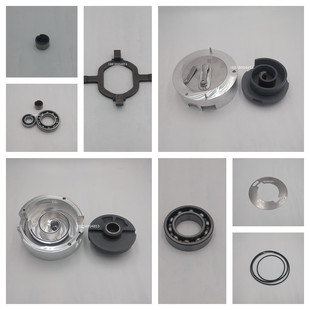 適用于吉利海立款 新能源電動(dòng)壓縮機(jī)渦旋盤線圈耐磨片膠圈軸承十字