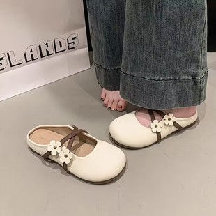 春夏季 女外穿2025新款 增高一腳 勃肯鞋 8852厚底包頭半拖鞋