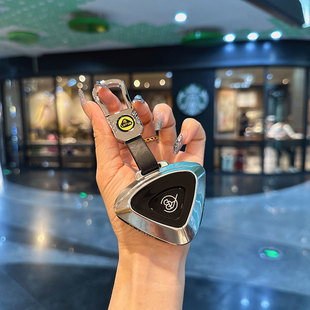 適用于路特斯汽車鑰匙套金屬eletre高檔鑰匙包扣套EMEYA繁花