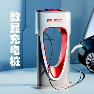 新品 新能源超級數(shù)顯充電樁模型帶燈光樂曲兒童益智早教過家家玩具
