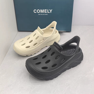 康莉撤柜斷碼 休閑涼鞋 夏季 男女防滑厚底沙灘情侶款 洞洞鞋 Comely