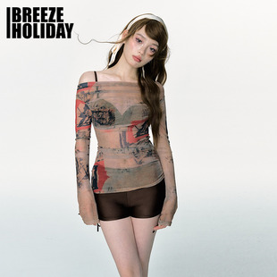 breezeholiday分體泳衣女三件套性感遮肉顯瘦度假溫泉聚攏比基尼