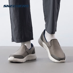 SKECHERS 運(yùn)動鞋 官方艦店男鞋 新款 輕便透氣 2025春季 斯凱奇
