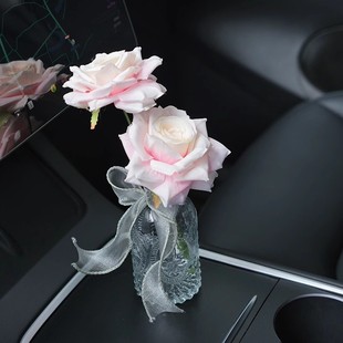 汽車內(nèi)飾品裝 飾擺件車載用花束中控臺網(wǎng)紅高級仿真玫瑰花車載好物