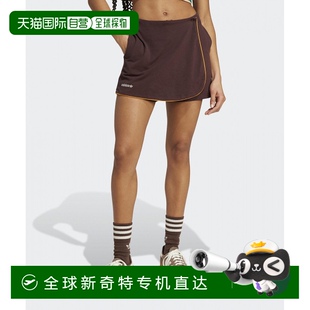 半身裙棕色短裙正品 通用 流行穿搭時 韓國直郵adidas 1小時內可退