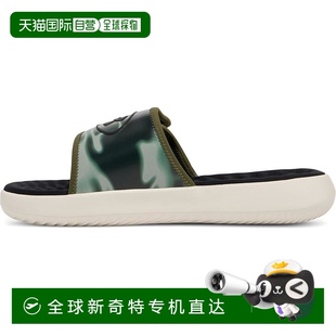 綠 安德瑪男式 黑 運(yùn)動(dòng)涼鞋 圖案拖鞋 Pro Ignite 日本直郵
