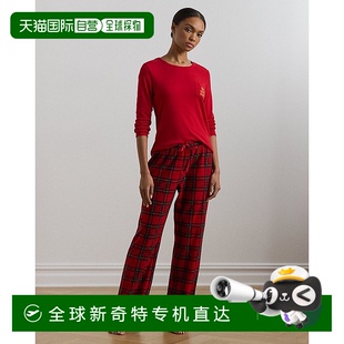 歐洲直郵RalphLauren拉夫勞倫 Lauren蘇格蘭針織羊毛睡衣