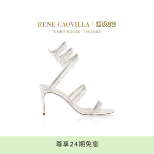 CHANDELIER系水鉆高跟女士涼鞋 RENE CAOVILLA