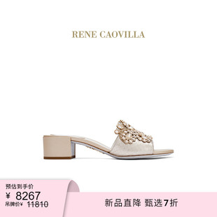 CAOVILLA RENE 7折 VENEZIANA系列水鉆女士高跟涼鞋 新品