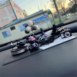 太陽(yáng)能轉(zhuǎn)動(dòng)飛機(jī)車載香水汽車香薰車內(nèi)除異味持久香氛淡香擺件裝 飾