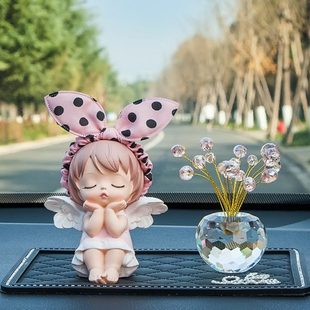 用品大全高檔可愛汽車擺件車內(nèi)女神車載裝 車內(nèi)飾品擺件 飾創(chuàng)意個(gè)性