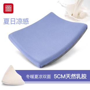乳膠坐墊涼感辦公室椅墊5cm加厚汽車座椅墊子屁墊久坐不累