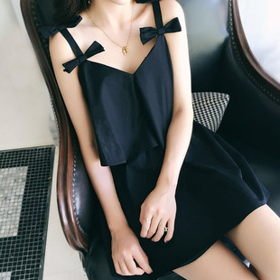 速發高貨韓國泳衣女性感裙式 連體黑色遮肚顯瘦胖mm泡溫泉保守泳裝