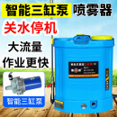 鋰電池果樹打藥機壓電動噴霧器智能三缸泵農用電動噴霧器其他廠家