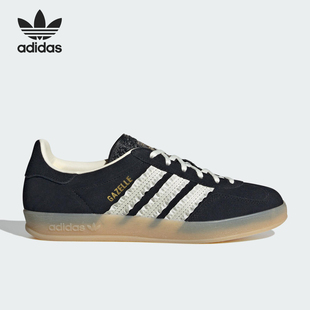 透氣戶外輕便板鞋 三葉草女士日常經典 JS1412 阿迪達斯正品 Adidas
