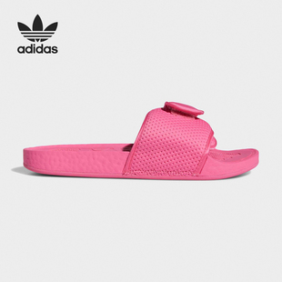 拖鞋 Adidas 運動Boost涼鞋 三葉草男女夏季 FV7289 阿迪達斯正品