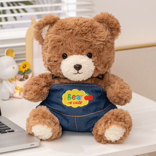 正版 麥吉泰迪小熊戰士bear毛絨玩偶軟抱枕公仔玩具布娃娃生日禮物