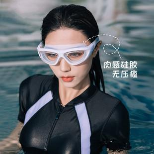 泳鏡男女大框近視潛水防水防霧游泳護(hù)目眼鏡泳帽R套裝 護(hù)鼻專業(yè)成