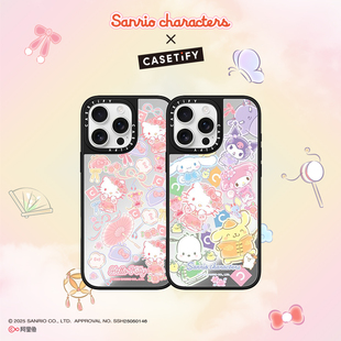 聯名 春日游園 iPhone15ProMax 15pro手機殼 16Pro CASETiFY 適用于iPhone16ProMax 三麗鷗家族 春和景明