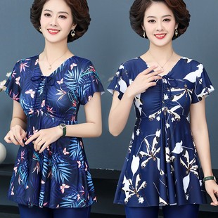 保守遮肚顯瘦中老年大碼 女士分體裙式 時 泳衣女中年媽媽款 2025新款